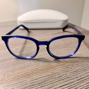 Warby Parker Blue Eyeglass Frames